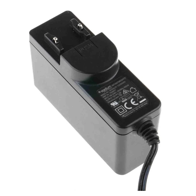 RS PRO 12V 24W AC/DC Adapter Global Plug 2.1 x 5.5 x 11 mm Centre Positive Output 2A 126-2120