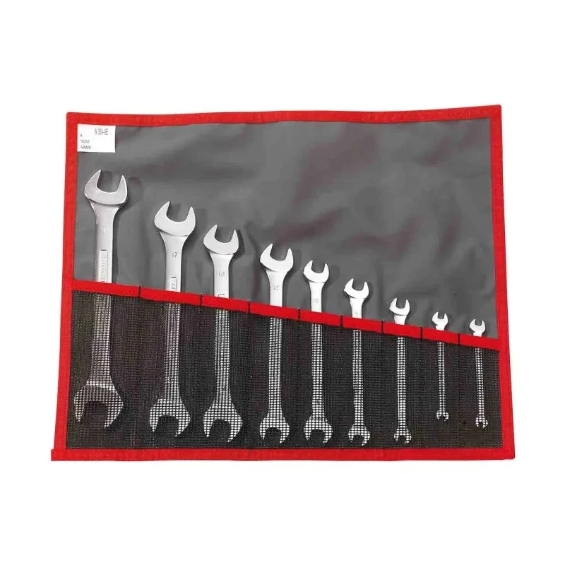 Facom 9-Piece Spanner Set Sizes 3.2 x 5.5 mm to 18 x 19 mm Model 44.JE9T