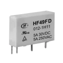 Hongfa Europe GMBH PCB Power Relay 12V dc Coil 5A Switching Current SPST HF49FD/012-1H11TF