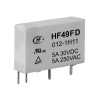 Hongfa Europe GMBH PCB Power Relay 12V dc Coil 5A Switching Current SPST HF49FD/012-1H11TF