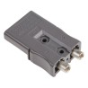 Anderson Power Products SBS Series 2 Way Male Battery Connector, Straight Cable Mount, 600V, 110A SBS50GRY10MM