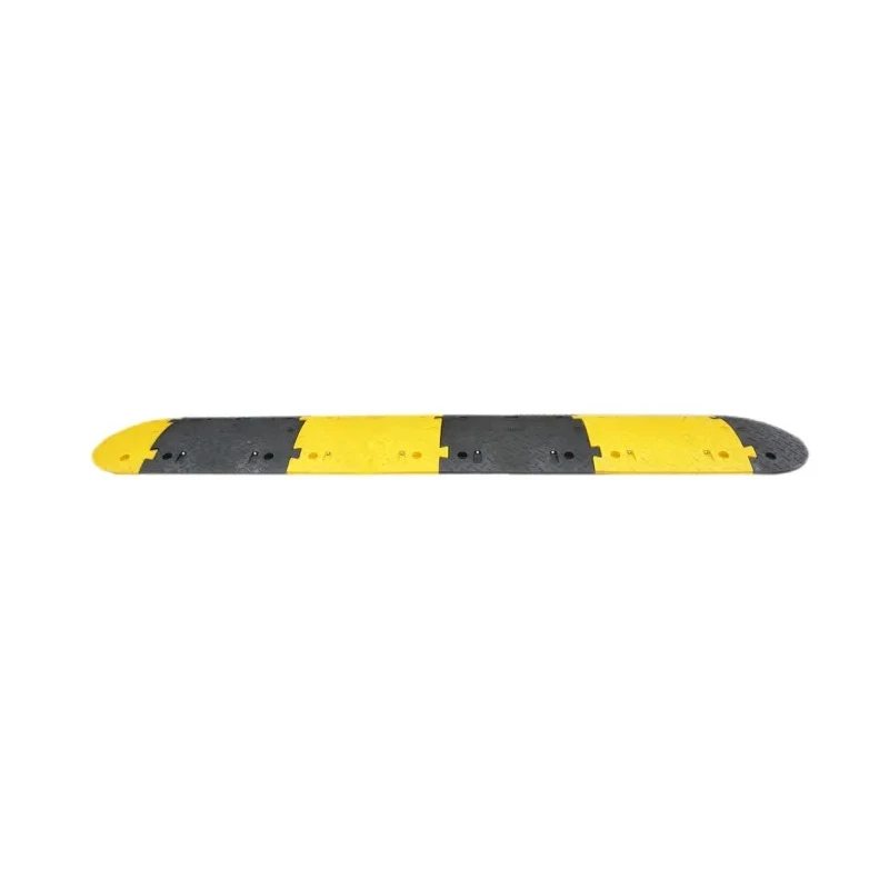 RS PRO High Visibility Rubber Speed Bump 2.5 m x 430 mm x 50 mm 174-5929