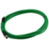RS PRO Shielded Cat5e Ethernet Cable, 5 m, Green PVC Braid Jacket, M12 Male to RJ45 Male, 60V Cat5e