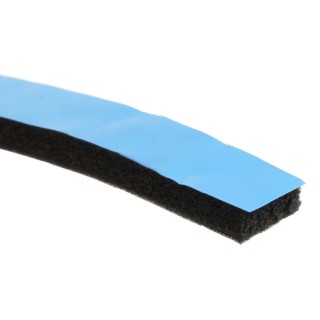 RS PRO Black Double Sided PVC Foam Tape 12mm Width x 15m Length x 4.8mm Thickness 205-0984