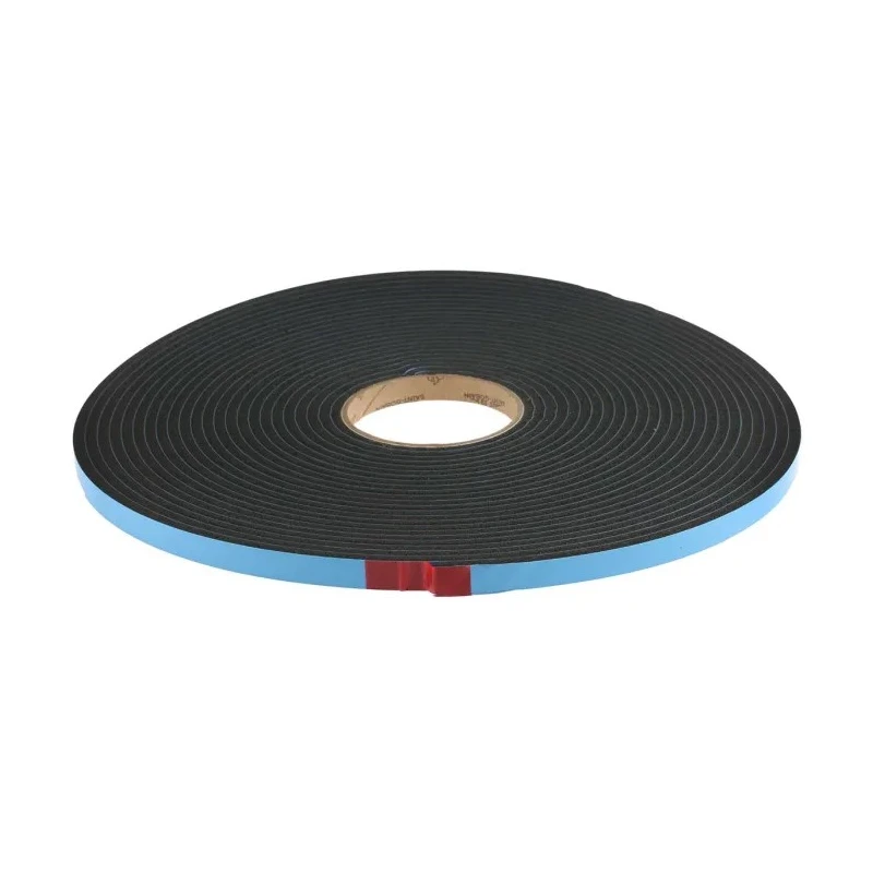 RS PRO Black Double Sided PVC Foam Tape 12mm Width x 15m Length x 4.8mm Thickness 205-0984