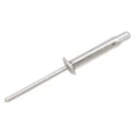 RS PRO Aluminium Dome Head Blind Rivet, 4.8 mm Diameter, 20.5 mm Length, Grip Range 3-9 mm, Plain Finish 206-5328