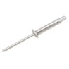 RS PRO Aluminium Dome Head Blind Rivet, 4.8 mm Diameter, 20.5 mm Length, Grip Range 3-9 mm, Plain Finish 206-5328