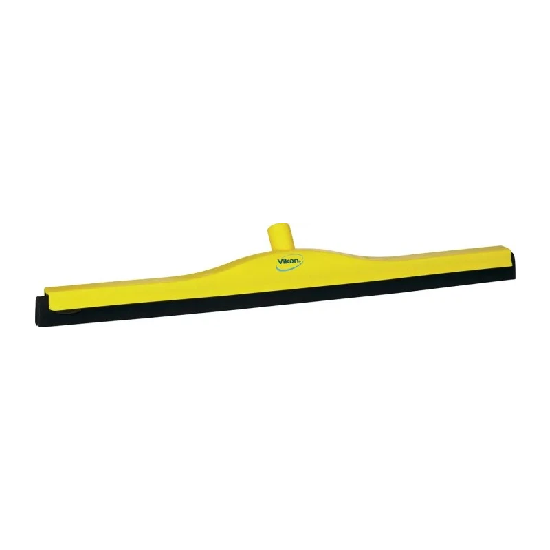 Vikan Yellow Double-Bladed Cell Rubber Squeegee for Industrial Cleaning 110 mm x 80 mm x 700 mm 77556