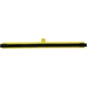 Vikan Yellow Double-Bladed Cell Rubber Squeegee for Industrial Cleaning 110 mm x 80 mm x 700 mm 77556