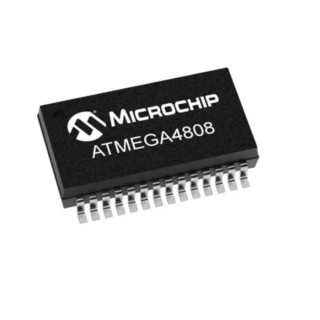 Microchip 8 bit AVR Microcontroller 20 MHz 48kB FLASH 32-Pin SSOP ATmega4808