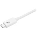 StarTech.com Thunderbolt Cable USB 3.2 Type-C 1 m White PVC Jacket 20Gbps 100W Power Delivery 4K60 Video TBLT3MM1MW