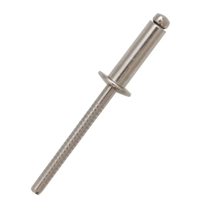 RS PRO Stainless Steel Blind Rivet Dome Head Countersunk 4.8 mm Diameter 16 mm Length 9-11 mm Grip 206-5470