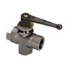 Legris Nickel Plated Brass Threaded Threaded Ball Valve 1/4 in Female G Thread Standard 0448 06 13