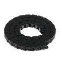 Igus 07 Series Cable Trunking Black, W16.5mm x D15mm x L1m, Minimum Bend Radius 38mm, Igumid GLW Material 07.10.038.0