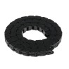 Igus 07 Series Cable Trunking Black, W16.5mm x D15mm x L1m, Minimum Bend Radius 38mm, Igumid GLW Material 07.10.038.0