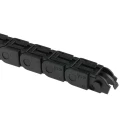Igus 07 Series Cable Trunking Black, W16.5mm x D15mm x L1m, Minimum Bend Radius 38mm, Igumid GLW Material 07.10.038.0