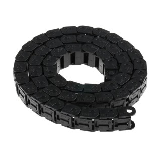 Igus Black Cable Trunking e-chain Series, W22.5mm x D15mm, Length 1m, Minimum Bend Radius 38mm, Igumid G Material 07.16.038.0