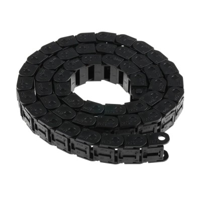 Igus Black Cable Trunking e-chain Series, W22.5mm x D15mm, Length 1m, Minimum Bend Radius 38mm, Igumid G Material 07.16.038.0