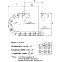 Igus Black Cable Trunking e-chain Series, W22.5mm x D15mm, Length 1m, Minimum Bend Radius 38mm, Igumid G Material 07.16.038.0