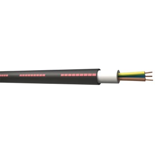 RS PRO 4 Core Power Cable Black 1.5mm² Cross Linked Polyethylene Jacket 50 m Length Rated 600/1000 V 70 °C 201-0594