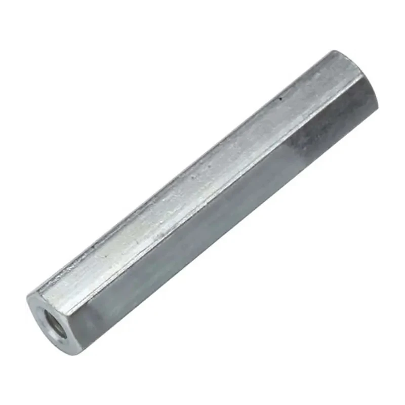 Wurth Elektronik Steel Spacer Stud M5 Thread Size, 40 mm Length, Hex Size 8mm, Gloss Zinc Finish 970400581
