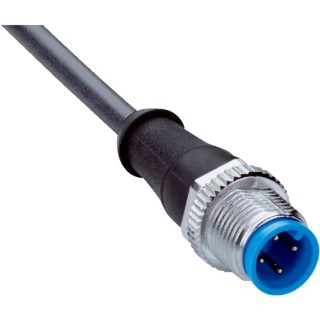 SICK Male 4 Way M12 to Unterminated Sensor Actuator Cable 15 m Polyurethane Grey Jacket YM2A14-150UB3XLEAX