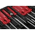 RS PRO Pozidriv and Slotted Standard Screwdriver Set, 15-Piece, Ergonomic Handles, Chrome Vanadium Steel, Model 228-4143