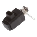 Schutzinger 2.5 mm Black Insulated Terminal Post, 300V, 16A SDK801 BLK