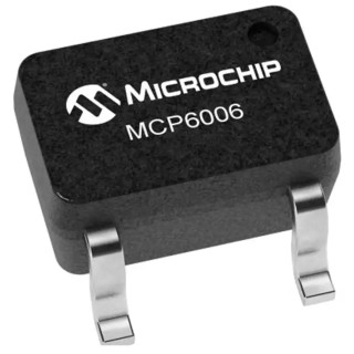 Microchip Operational Amplifier 1 MHz Single Channel 5-Pin SC-70-5 Package 5.5V MCP6006T-E/LT