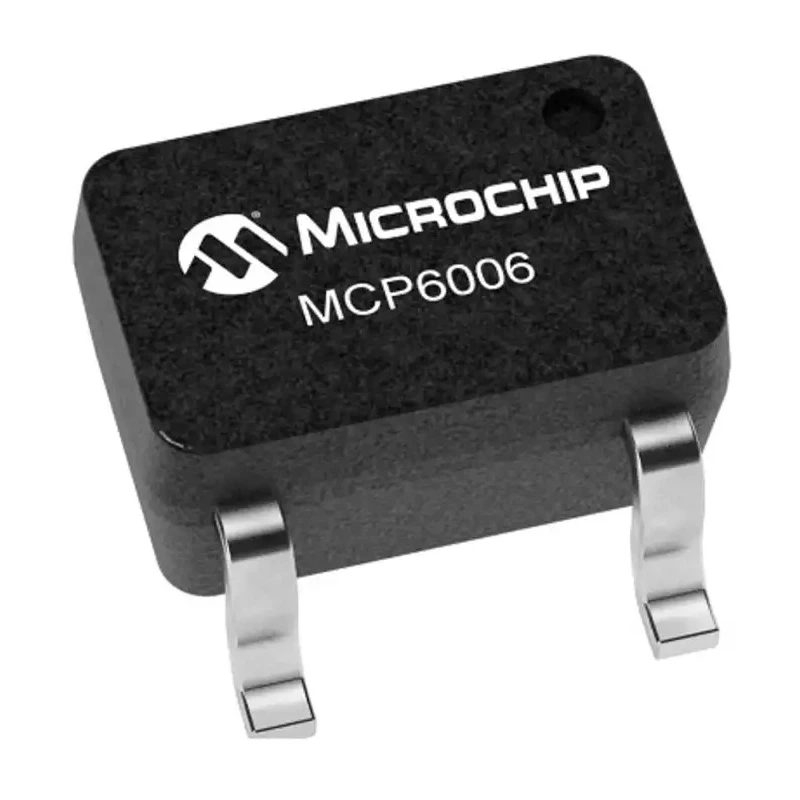 Microchip Operational Amplifier 1 MHz Single Channel 5-Pin SC-70-5 Package 5.5V MCP6006T-E/LT