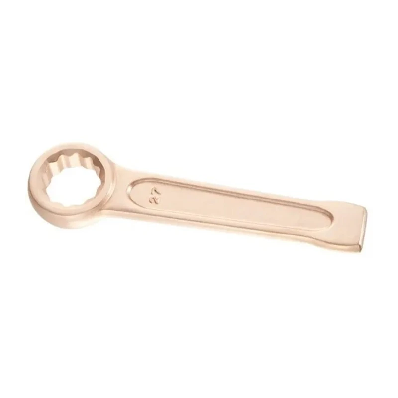 Facom Non Sparking Copper Beryllium Alloy Single Ended Ring Spanner 120 mm Size, 480 mm Overall Length 50.120SR