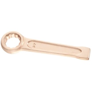 Facom Spanner Single Ended 100 mm Size, 420 mm Overall Length, Beryllium Copper Alloy 50.100SR
