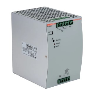 Lovato Electric Switched Mode DIN Rail Power Supply 230V AC Input 24V DC, 10 A Output, 240 W PSL124024