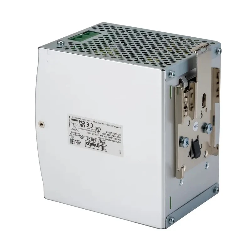 Lovato Electric Switched Mode DIN Rail Power Supply 230V AC Input 24V DC, 10 A Output, 240 W PSL124024