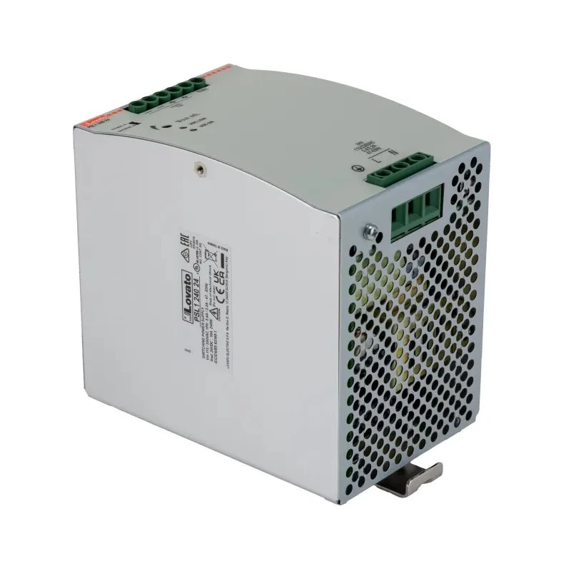 Lovato Electric Switched Mode DIN Rail Power Supply 230V AC Input 24V DC, 10 A Output, 240 W PSL124024