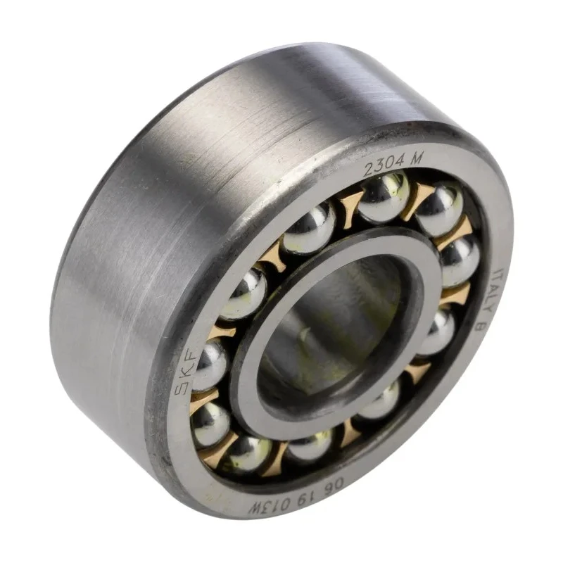 SKF Self-Aligning Double Row Ball Bearing 20mm Inside Diameter 52mm Outside Diameter 21mm Race Width Machined Brass 2304 M