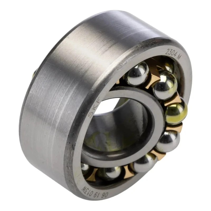 SKF Self-Aligning Double Row Ball Bearing 20mm Inside Diameter 52mm Outside Diameter 21mm Race Width Machined Brass 2304 M