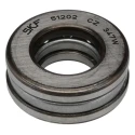 SKF 1 Row Thrust Ball Bearing 15 mm ID, 32 mm OD, 12 mm Width, Sheet Metal Cage Steel Balls 51202