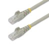 StarTech.com Cat6 Ethernet Cable 4 Core Grey 5 m Unshielded Unscreened Snagless Low Smoke Zero Halogen Cat6