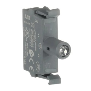 ABB MLBL Series LED Light Block, 48 V AC/DC, White Illumination, Screw Terminal Type, Model 1SFA611621R1025 MLBL-02W