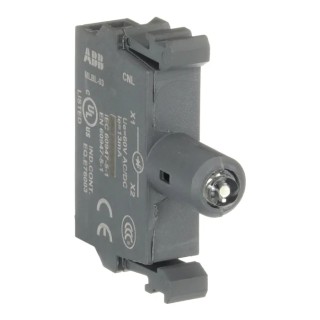 ABB MLBL Series Light Block White LED Indicator 60 V AC/DC, 44mm Height, Screw Terminal 1SFA611621R1035 MLBL-03W