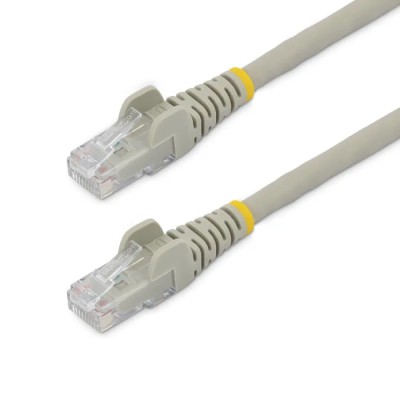 StarTech.com Cat6 Ethernet Cable 4 Core 3 m Grey Unshielded Unscreened Snagless LSZH Jacket 