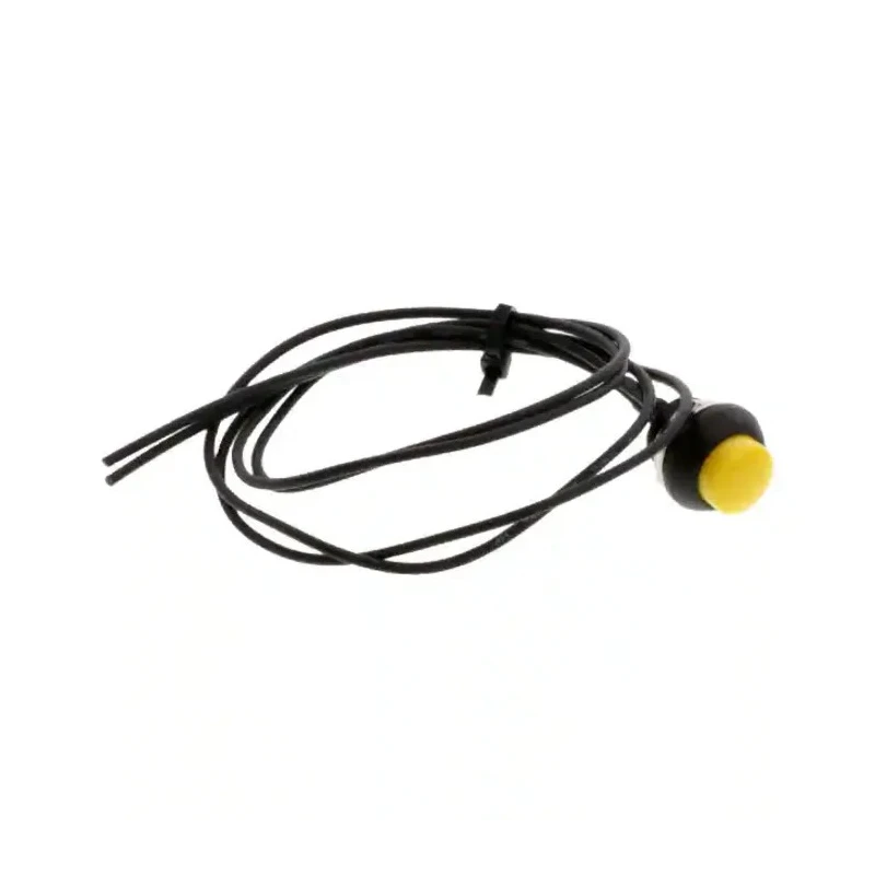 TE Connectivity PB6 Series Push Button Switch, On-Off, Panel Mount, Yellow Actuator, 1 NO Contact, IP68 PB6B2HS5M1CAL00Y500