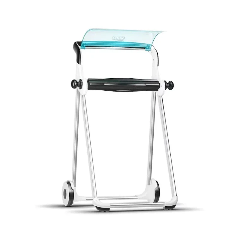 Tork Wipe Dispenser Floor Stand White Plastic and Metal 646mm x 1m x 646mm 652000