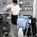 Tork Wipe Dispenser Floor Stand White Plastic and Metal 646mm x 1m x 646mm 652000