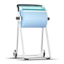 Tork Wipe Dispenser Floor Stand White Plastic and Metal 646mm x 1m x 646mm 652000