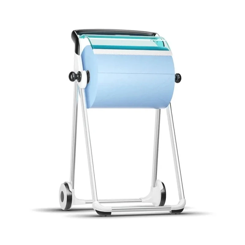 Tork Wipe Dispenser Floor Stand White Plastic and Metal 646mm x 1m x 646mm 652000