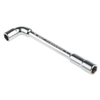 Facom Hexagon Tubular Box Spanner 7 mm Tip, 106mm Overall Length, Chrome Vanadium Steel 75.7