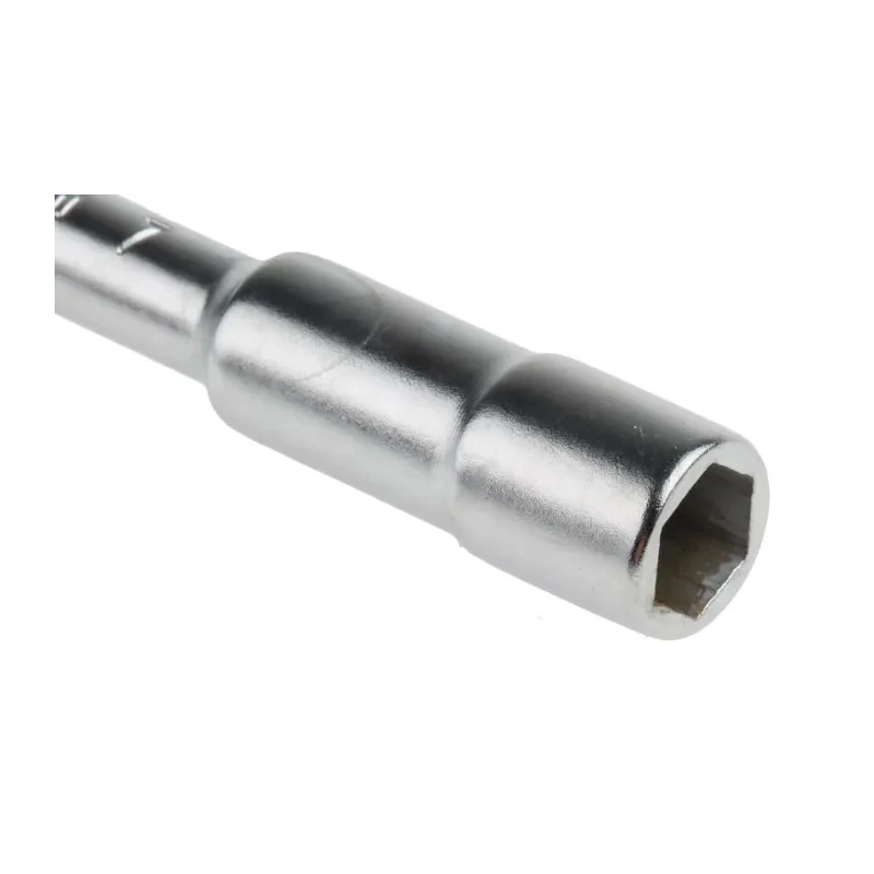 Facom Hexagon Tubular Box Spanner 7 mm Tip, 106mm Overall Length, Chrome Vanadium Steel 75.7