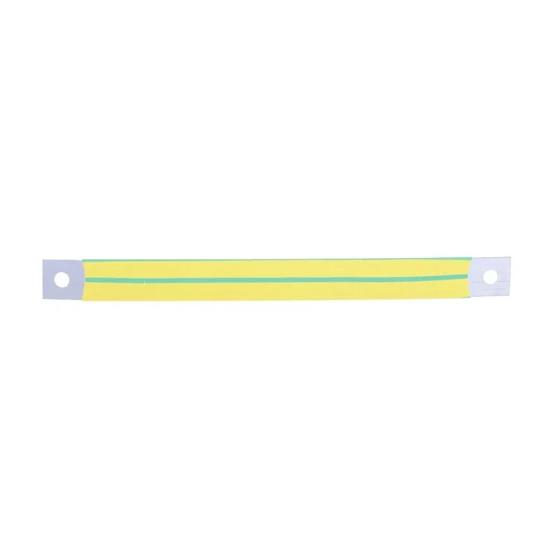 RS PRO Insulated Copper Earthing Strap Copper Body, Green and Yellow Sleeve, -55 to +135°C 264-9225
